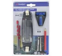 Tivoly Kit de perçage pour carrelage grès cérame Ø 6 et 8 mm G