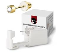 KIT Percer Pistolet fabrication de boucles d'oreilles stérile jetable avec tampons alcool marqueur simple à utiliser à la maison Convient aux femmes aux hommes pour oreille et hélix WARRIOR 6 pcs