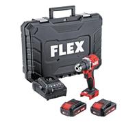 Flex-Tools Perceuse-visseuse sans fil DD 2G 18.0-EC LD/2.5 - 18V - 2 vit. - Coffret 2x2,5Ah+chargeur