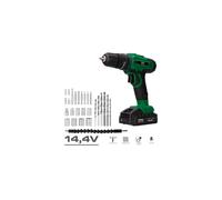 Kit Perceuse/visseuse à Marteau - KOMA TOOLS - 14,4 V - 1,5 Ah - 28 Accessoires