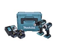 Kit Perceuse-Visseuse Sans Fil - Makita - DLX 2127 J1 - 3 Batteries 3,0 Ah - Chargeur Rapide