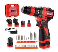 Kit perceuse-visseuse sans fil - TEENO - 18 V Brushless - Système Multi-Têtes - 45 Nm - 2 vitesses