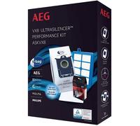 Kit Performance & Entretien Vx8 (4 Sacs, 1 Filtre Moteur, 1 Filtre Hygiénique, 4 Granulés Parfumés S-Fresh) Pour Aspirateurs Aeg