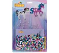 Création perle et bijou Hama Kit perles à repasser modèle licorne