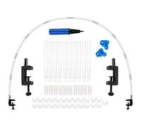 Kit permettant de réaliser une arche de ballons pour table, taille réglable, pour anniversaire, mariage, fête prénatale, obtention du diplôme, blanc