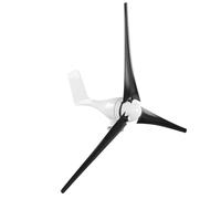 Kit Petit Générateur éolien 1200 W avec 3 Pales pour Un Chargement Domestique Efficace et Une Utilisation Marine - Fibre de Nylon Durable (Black #15)