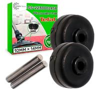 Kit Petits Rouleaux pour Brosse Aspirateur sans Fil et Axis avec Code Original SS-2230002458 pour Tefal pour Rowenta - Garantie de 5 Ans - Onix Tech