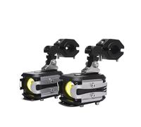 Kit Phare Avant pour Moto Tout-Terrain 12V, feu antibrouillard, projecteur Clignotant à Faisceau Haut/Bas, Lampe de Conduite auxiliaire pour Moto.