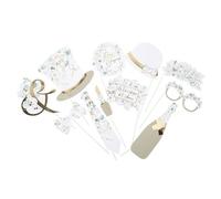 KIT PHOTOBOOTH MARIAGE CHAMPÊTRE 11 PIÈCES SAUGE Vert, Anis, Menthe, Eau