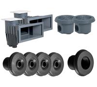 Kit pi?ces ? sceller Gris Fonc? pour piscine 10 x 5 m - Hayward