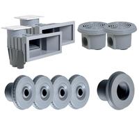 Kit pièces à sceller Gris Clair pour piscine 10 x 5 m - Hayward