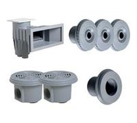 Kit pièces à sceller Gris Clair pour piscine 8 x 4 m - Hayward Gris clair G