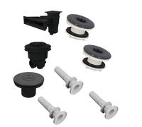 Kit pièces à sceller - modèle Norm - Piscine jusqu'à 7x3 liner/béton - Gris anthracite - AstralPool - Kit construction piscine