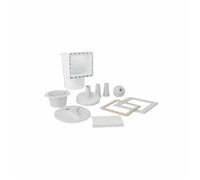 EDG by AQUALUX INTERNATIONAL Kit Pièces A Sceller pour Piscine Hors Sol - Skimmer Petite Meutrière Buse Refoulement SkimVac Raccord 32 38
