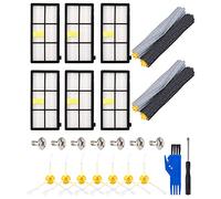 Kit Pièces Accessoires pour iRobot Roomba série 800 900, Brosses Pièces de Rechange 800 900, 890 880 870 990 980 976 900 Aspirateur, 2 2 jeux de brosses à rouleau, 6 filtres, 7 brosses latérales