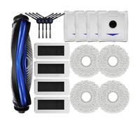 Kit pièces détachées SODIAL pour Ecovacs Deebot N30 Omni / N30 Pro Omni - brosse latérale brosse principale filtre HEPA sac