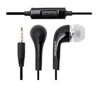Kit pieton avec ecouteurs intra auriculaire stereo noir origine Samsung EHS64AVFWE prise 3.5 mm