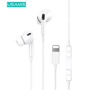 Kit Piéton Usams Compatible Stéréo Blanc Prise Ligthning