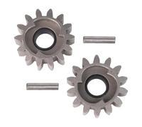 Kit pignon 14 dents compatible avec les tondeuses Brast Daye Güde Hecht Rotenbach, 2 pignons et 2 goupilles d'entraînement