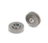 Kit pignons Robuschi pour surpresseur à lobes, gamme RBS, tailles 15-25: Pignon menant, pignon mené et 2 entretoises - Garantie de 12 mois - dans 1 boîte