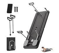Kit Pilates Reformer Pliable. Planche Pilate Abdominale avec Bandes de Résistance Réglables, Machine Multifonction pour Sport, Gym et Fitness Corps Automatique.