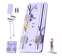 Kit Pilates Reformer Pliable. Planche Pilate Abdominale avec Bandes de Résistance Réglables, Machine Multifonction pour Sport, Gym et Fitness Corps Automatique.