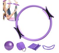 Kit Pilates - Set Set Ring | Ensemble de balles de yoga | Kit de barre d'entraînement | Équipement d'exercice squats | Bandes de résistance à billes d'anneau de yoga | Équipement d'entraînement 5x, ac