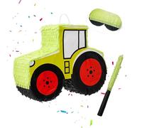 Kit piñata Relaxdays, 3 pcs, vert clair/rouge