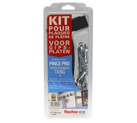 Kit pince + 24 chevilles metalliques pour corps creux HM FISCHER 509515
