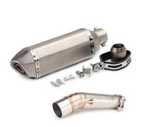 Kit Pipr d'échappement hexagonal pour moto Honda NC750X NC700S 750S, petit système, modification Silencieux d'échappement(370MM A)