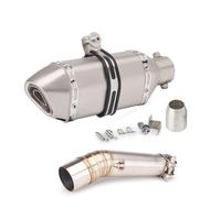 Kit Pipr d'échappement hexagonal pour moto Honda NC750X NC700S 750S, petit système, modification Silencieux d'échappement(300MM A)