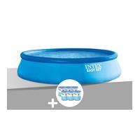 Kit piscine autoportée Intex Easy Set 3,96 x 0,84 m + 6 cartouches de filtration