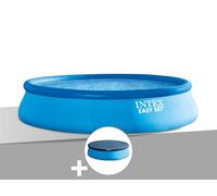Kit piscine autoportée Intex Easy Set 4,57 x 0,84 m + Bâche de protection
