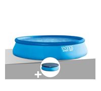 Kit piscine autoportée Intex Easy Set 4,57 x 0,84 m + Bâche de protection