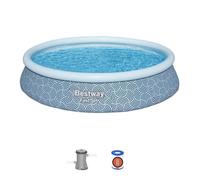 Piscine autoportante ronde 396 x 84 cm Bestway Fast Set avec pompe