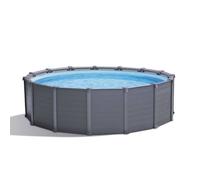 Piscine tubulaire Intex Graphite 4,78 x h1,24m
