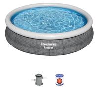 Kit Piscine hors sol autoportante BESTWAY - Fast Set™ - 366x76cm - Ronde (Livrée avec une pompe et cartouche de filtration)
