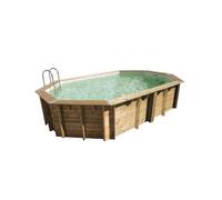 Piscine bois Océa 6,10 x 4,00 x 1,30 m - Liner beige