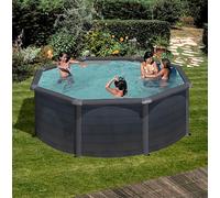 Piscine Gre acier ronde Louko - Ø 320 x H 122 cm (Filtre à sable)