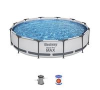 BESTWAY Piscine autoportante Ronde Fast Set 366 x 76 cm avec Filtration