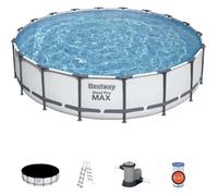 Piscine tubulaire ronde Bestway Steel Pro Max 5.49 x 1.22 m - Bleu