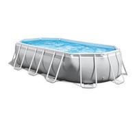 Intex kit Piscine Prism Frame Ovale Tubulaire (l) 5,03 x (l) 2,74 x (h) 1,22m