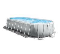 Intex kit Piscine Prism Frame Ovale Tubulaire (l) 6,10 x (l) 3,05 x (h) 1,22m