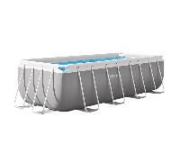 Kit Piscine hors sol tubulaire INTEX - Pris Frame - 400 x 200 x 122 cm - Rectangulaire (Livrée avec pompe et échelle) - 26790NP