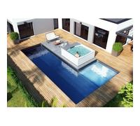 Kit piscine Luxe - Poseidon 9 x 3 x 1.50 m + 3 x 3 x 0.50 m