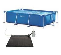 Piscine tubulaire rectangulaire 3x2x0,75m METAL FRAME INTEX C359926