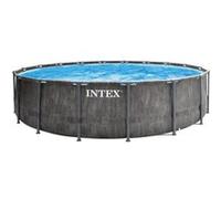 Kit piscine tubulaire Intex Baltik ronde 4,57 x 1,22 m + Bâche à bulles + 6 cartouches de filtration G