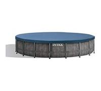 Kit piscine tubulaire Intex Baltik ronde 5,49 x 1,22 m + Bâche à bulles