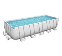 Kit piscine tubulaire Intex Chevron rectangulaire 4,00 x 2,00 x 1,00 m + Bâche à bulles