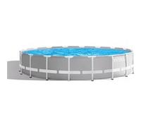 Kit piscine tubulaire Intex Prism Frame ronde 5,49 x 1,22 m + Bâche à bulles + 6 cartouches de filtration